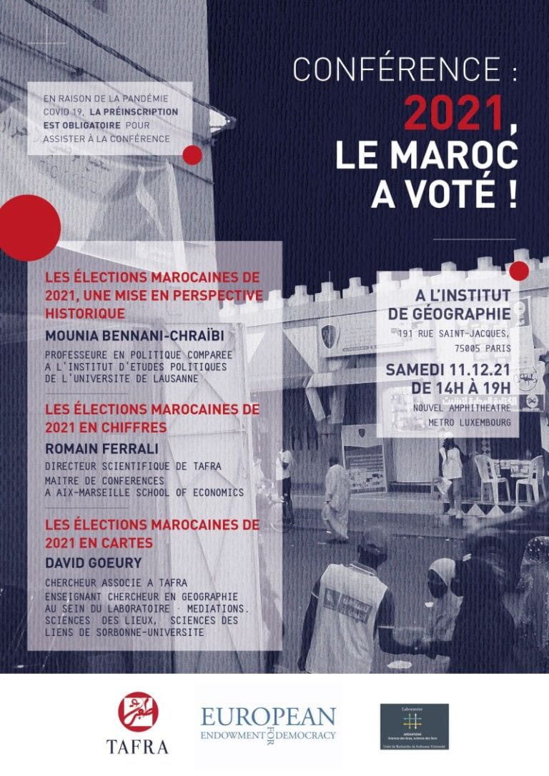 Lire la suite à propos de l’article Conférence : 2021, Le Maroc a voté !