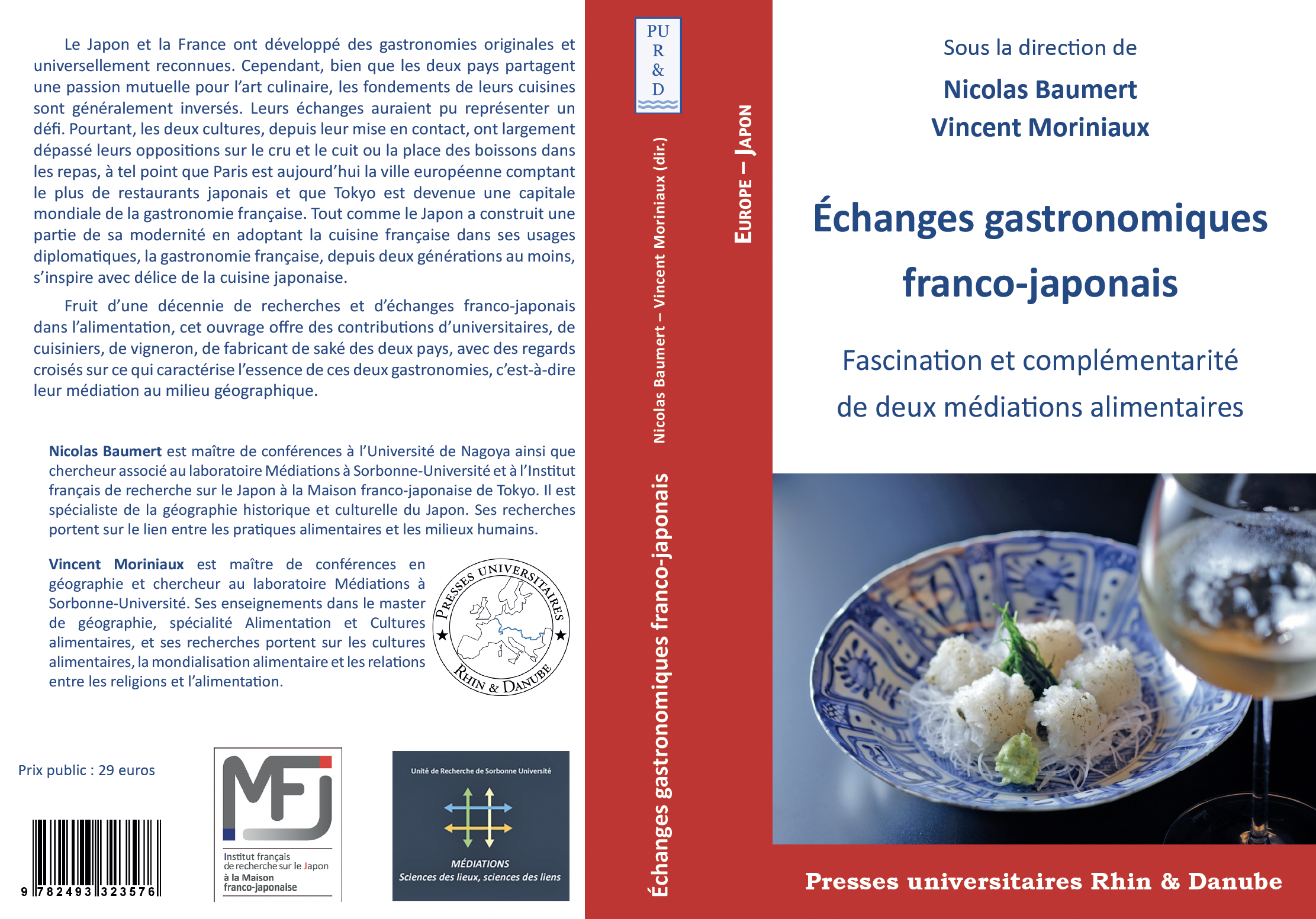 Lire la suite à propos de l’article Nicolas Baumert et Vincent Moriniaux publient « Echanges gastronomiques franco-japonais »