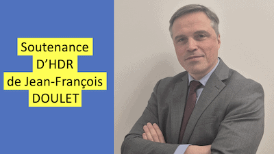 Soutenance d'HDR de J.F. DOULET