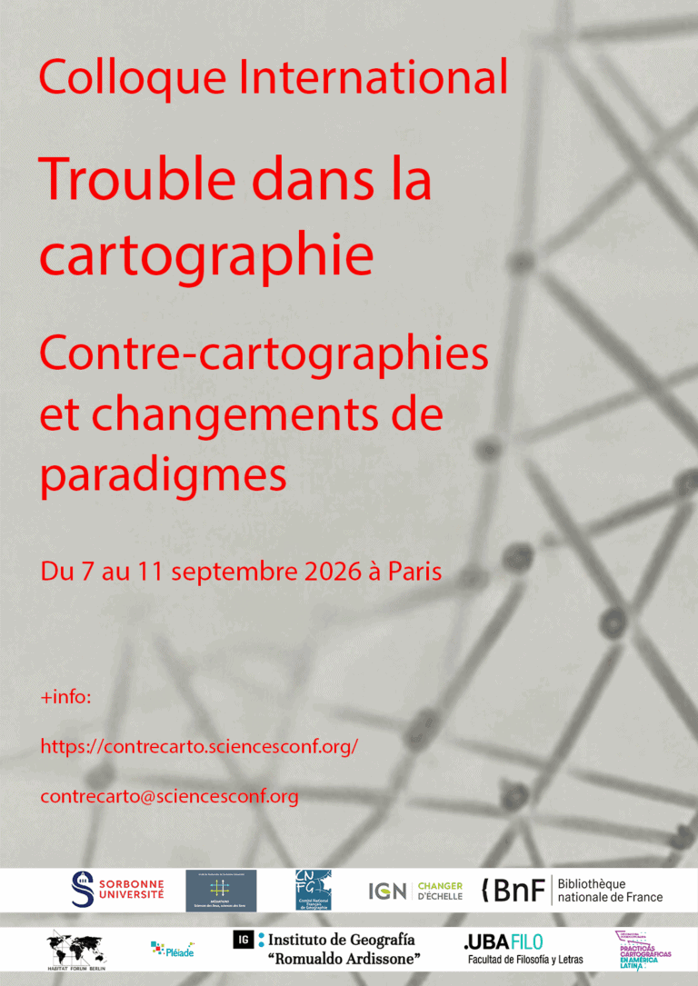 Lire la suite à propos de l’article Colloque « Trouble dans la cartographie »